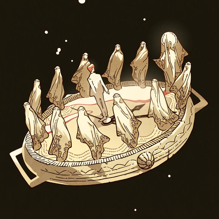 a watch, ever-winding.